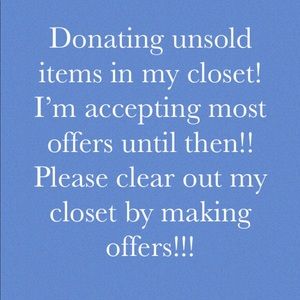 CLEAR OUT MY CLOSET